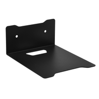 Półka metalowa czarna wisząca 12 cm Spacetronik