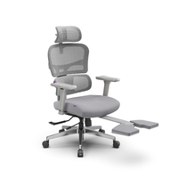 Ergonomiczny fotel Spacetronik LUMBO 44 Szary
