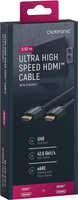 CLICKTRONIC Kabel HDMI 2.1 UltraHD 8K 60Hz HDR10+ 0,5m