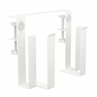 Boczny organizer do biurka na zacisk 25×20×8 cm biały SPB146W