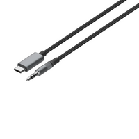 LS-Y81C kabel USB-C na jack 3.5 mm 1 metr czarny