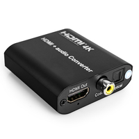 Extractor HDMI na HDMI 4K + audio SPDiF Coaxial Jack 3,5mm Spacetronik SPH-AE01