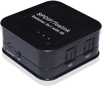 Przełącznik SPDIF / Toslink 3x1 SPA-SF301T