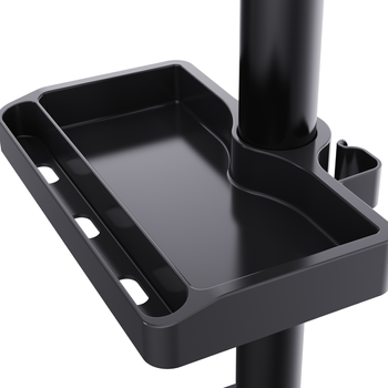 Półka Ścienna Organizer SPB134B Stal + ABS