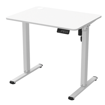 Biurko elektryczne Spacetronik SPEO111WW Moris 80×60 cm białe