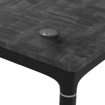 Elektryczny stół podnoszony Spacetronik 160x80 czarny SPE-O424B OUTLET
