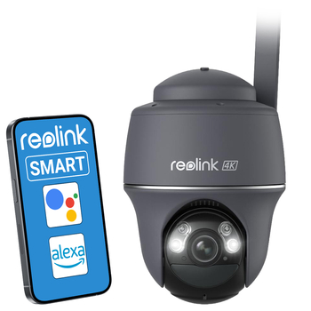 Kamera zewnętrzna LTE Reolink Go PT Ultra 4K szara