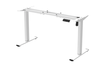 Stelaż Biurka Elektryczny Spacetronik SPE-124 z Pamięcią i USB - Wzmocniona Stabilność (Biały)