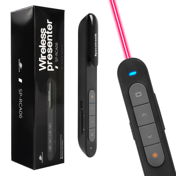 Pilot multimedialny do prezentacji, wskaźnik laserowy Spacetronik SP-RCA06