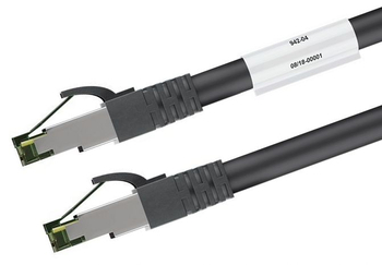 Kabel LAN Patch cord CAT 8.1 S/FTP Klasa I CZARNY 5m