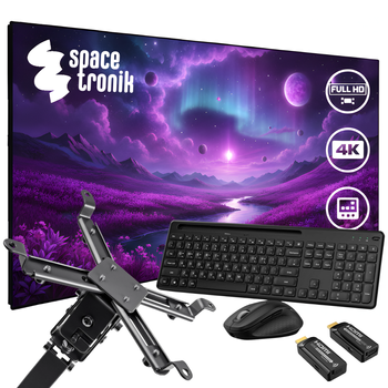 Zestaw 100" PRS-F04 + SPA-P01B + SPH-W21 + klawiatura/mysz