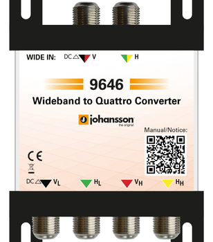 Konwerter sygnału Wide Band na Quattro Johansson 9646