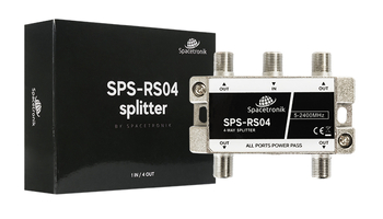 Rozgałęźnik anteny TV 1/4 5-2400 MHz Spacetronik SPS-RS04