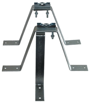 Uchwyt Masztu 50cm z Podporą Ścienne - 2szt.