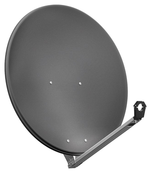 Antena satelitarna aluminiowa 80cm Goobay GRAFITOWA