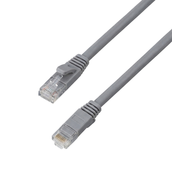 CAT 6A płaski kabel sieciowy U/UTP szary 2M