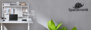 ECO Półka nad biurko bez wiercenia Spacetronik SPB-118WW_120 OUTLET