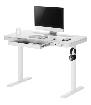 Biurko regulowanie elektrycznie Spacetronik Astrid SPE-B126WW OUTLET