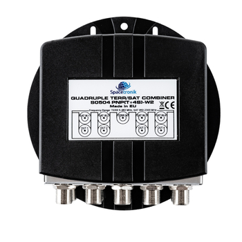 Sumator 5/4 QUAD + DVB-T2 Spacetronik S0504 zewnetrzna obudowa