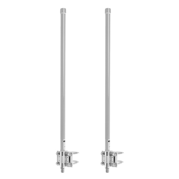 Zestaw anten szerokopasmowych dookólnych MIMO Spacetronik OMNI z włókna szklanego 10 dBi 90 cm białych